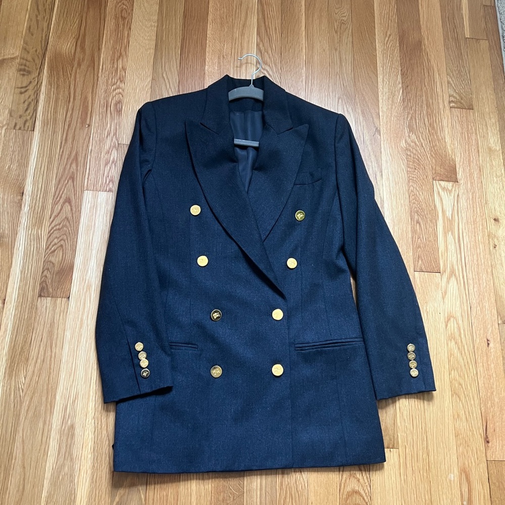 Burberry classic blazer coat USA 4 - Picture 3 of 15